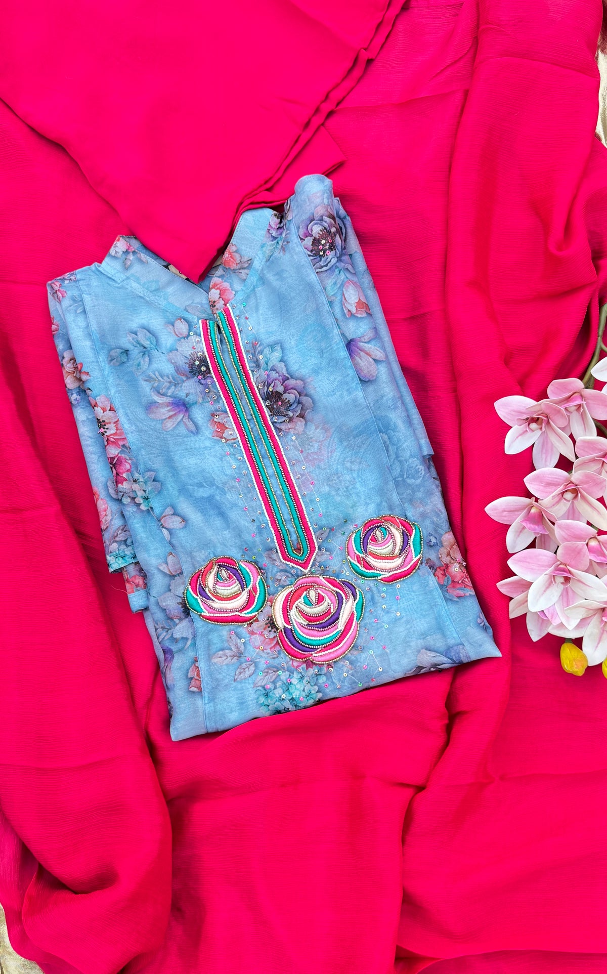 The Rosette Statement Suit