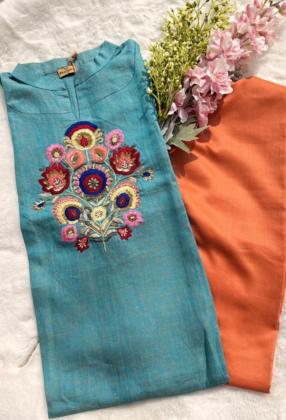 Coral Bloom Co-ord Set