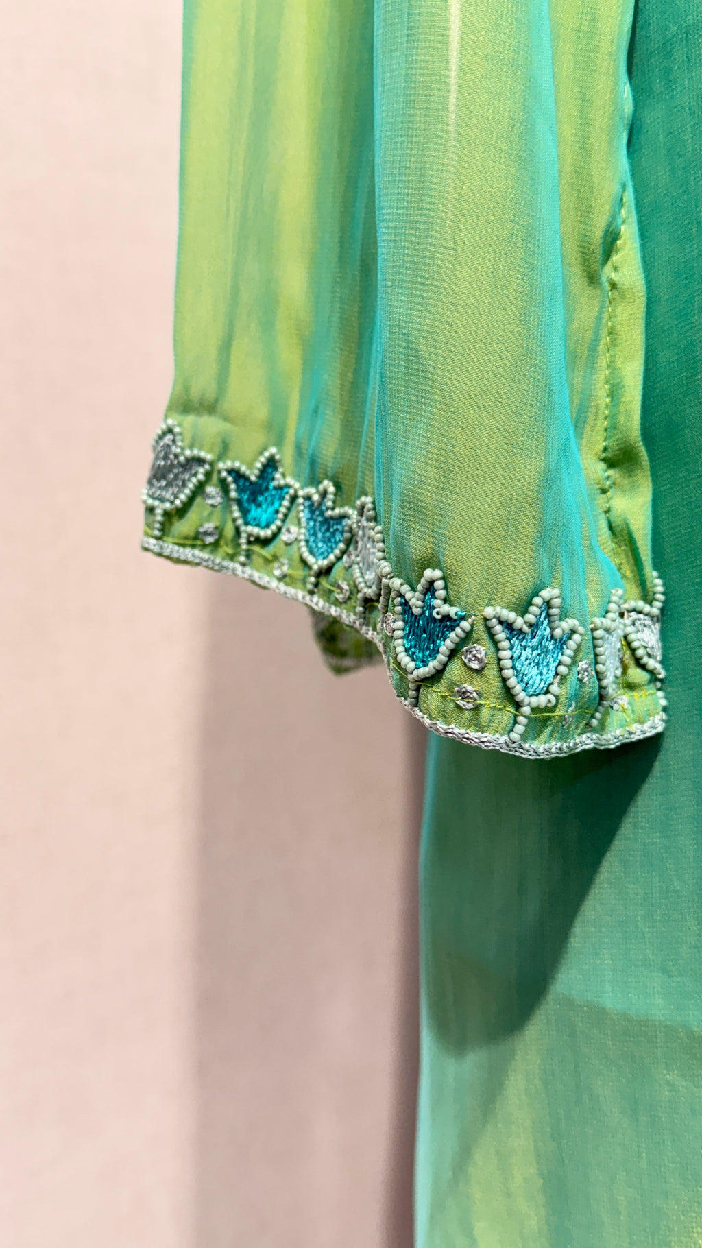 AQUA AURA SUIT SET- AQUA & SEA GREEN