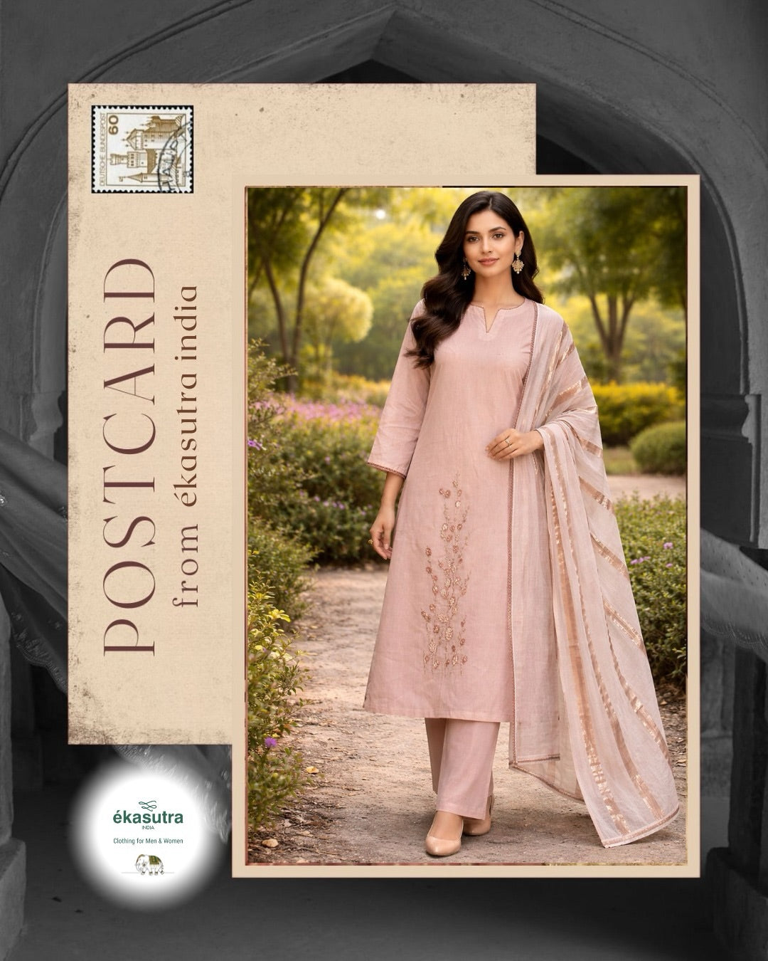 Blush Bloom Cotton Suit Set