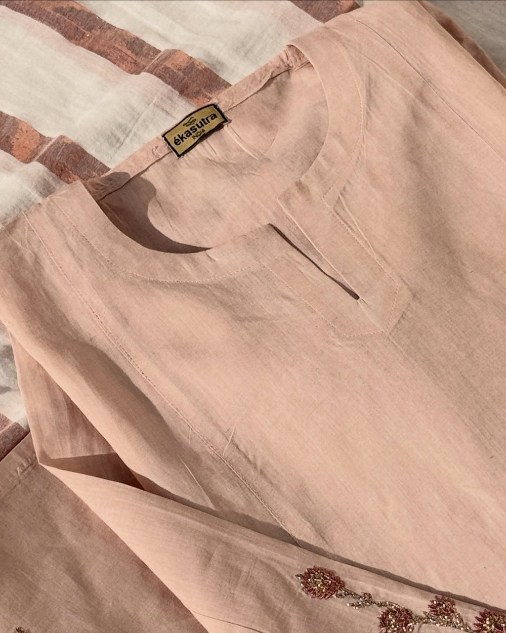 Blush Bloom Cotton Suit Set
