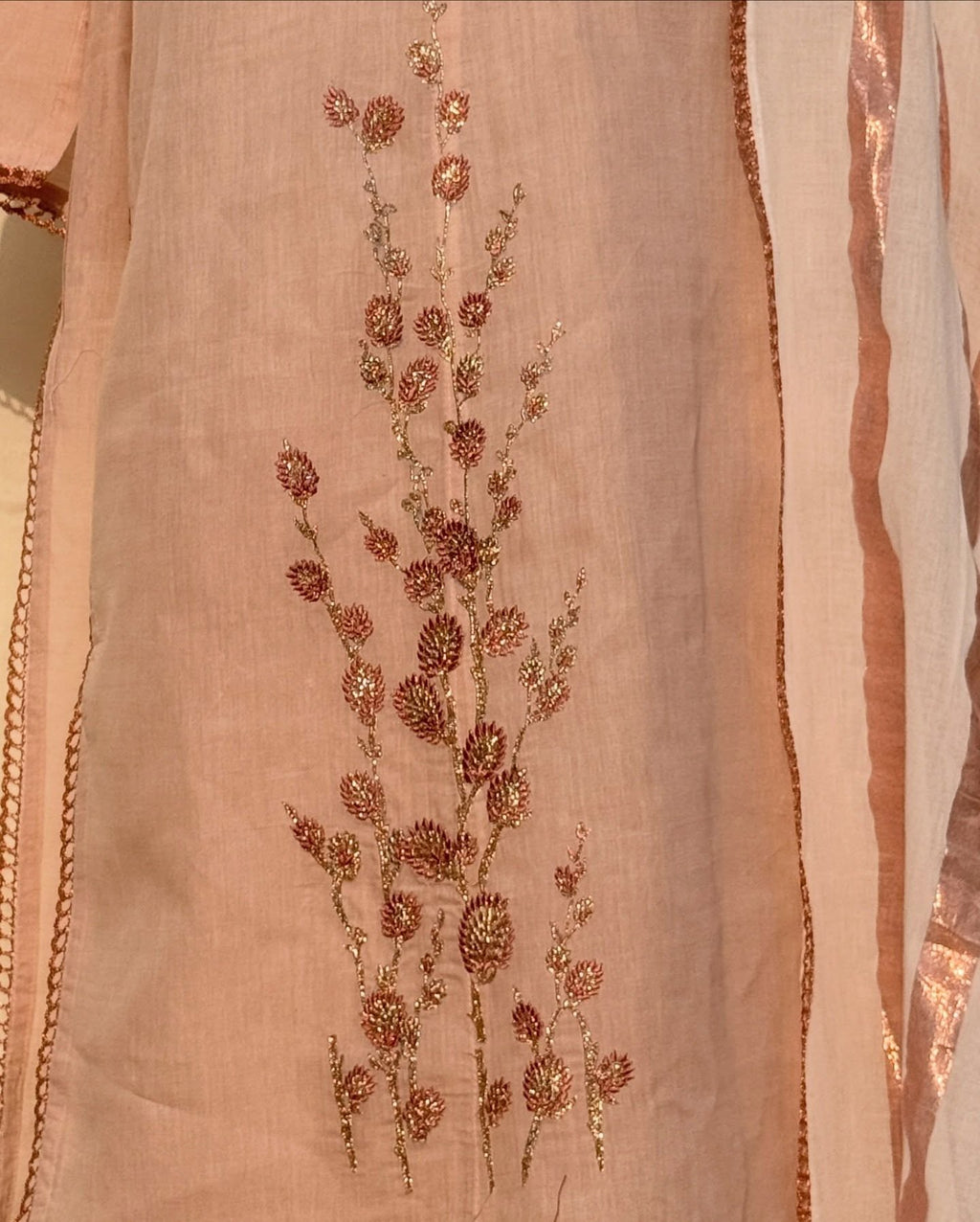 Blush Bloom Cotton Suit Set