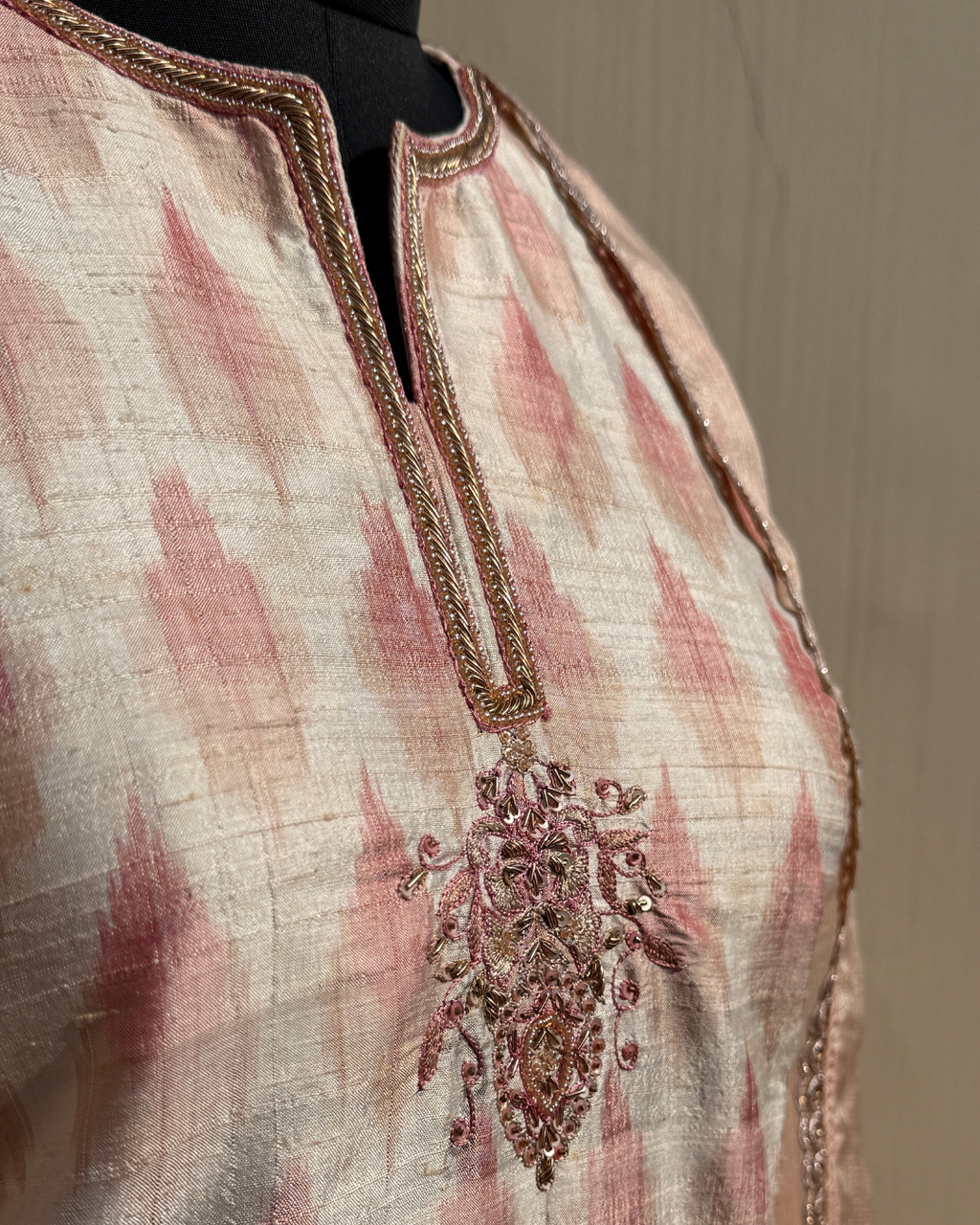 Blush Ikat Suit – Blush Pink