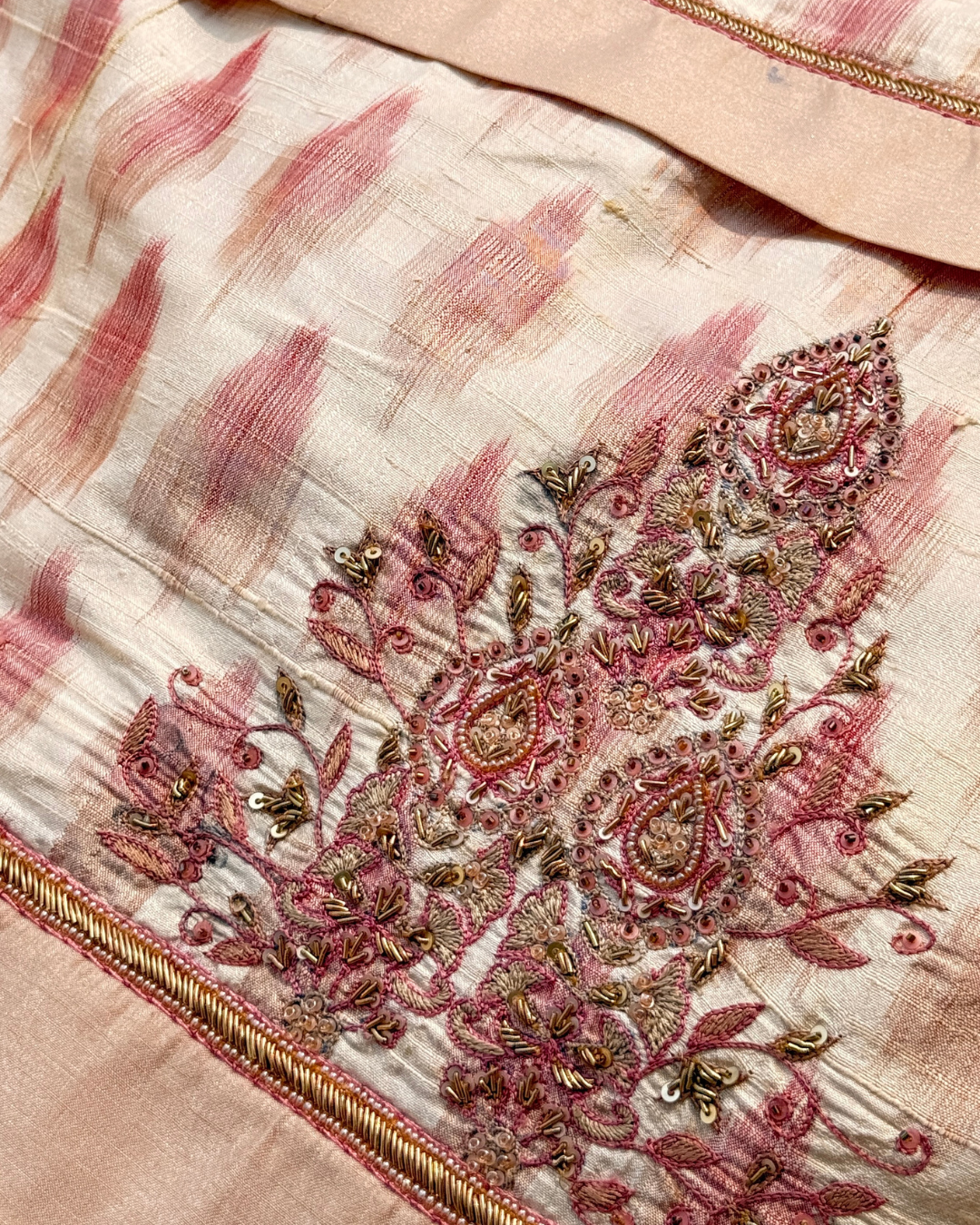 Blush Ikat Suit – Blush Pink