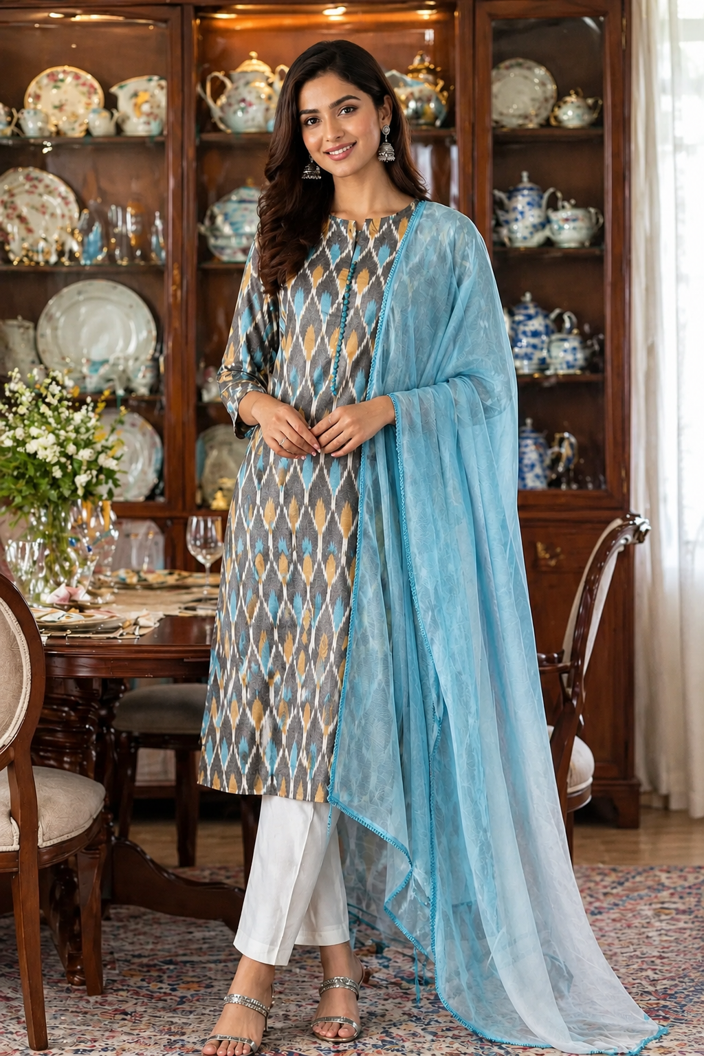 AAROHI IKAT SUIT SET