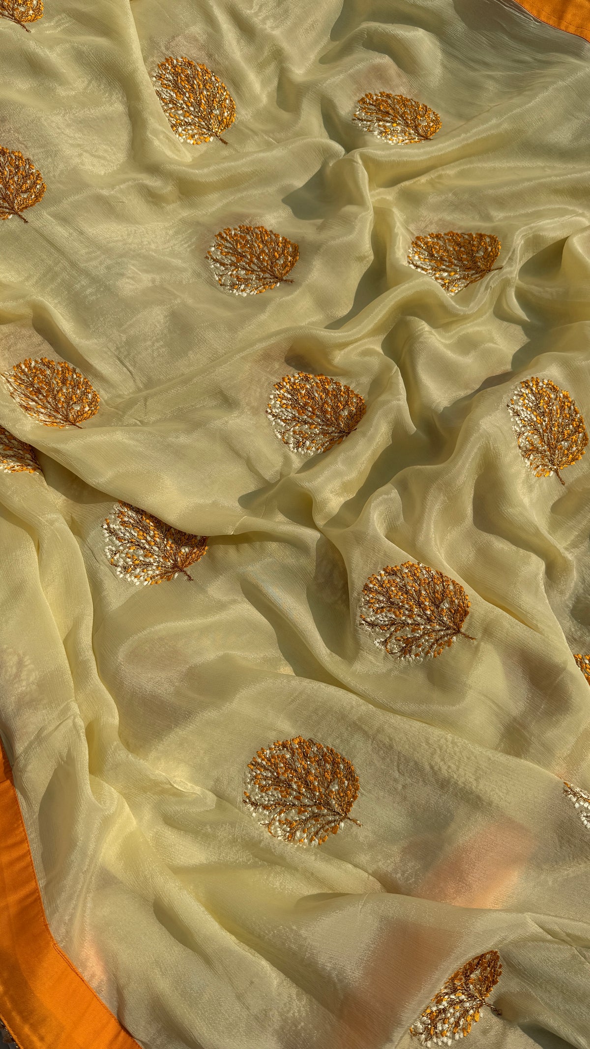 MARIGOLD MIST ANARKALI SET- YELLOW OMBRE