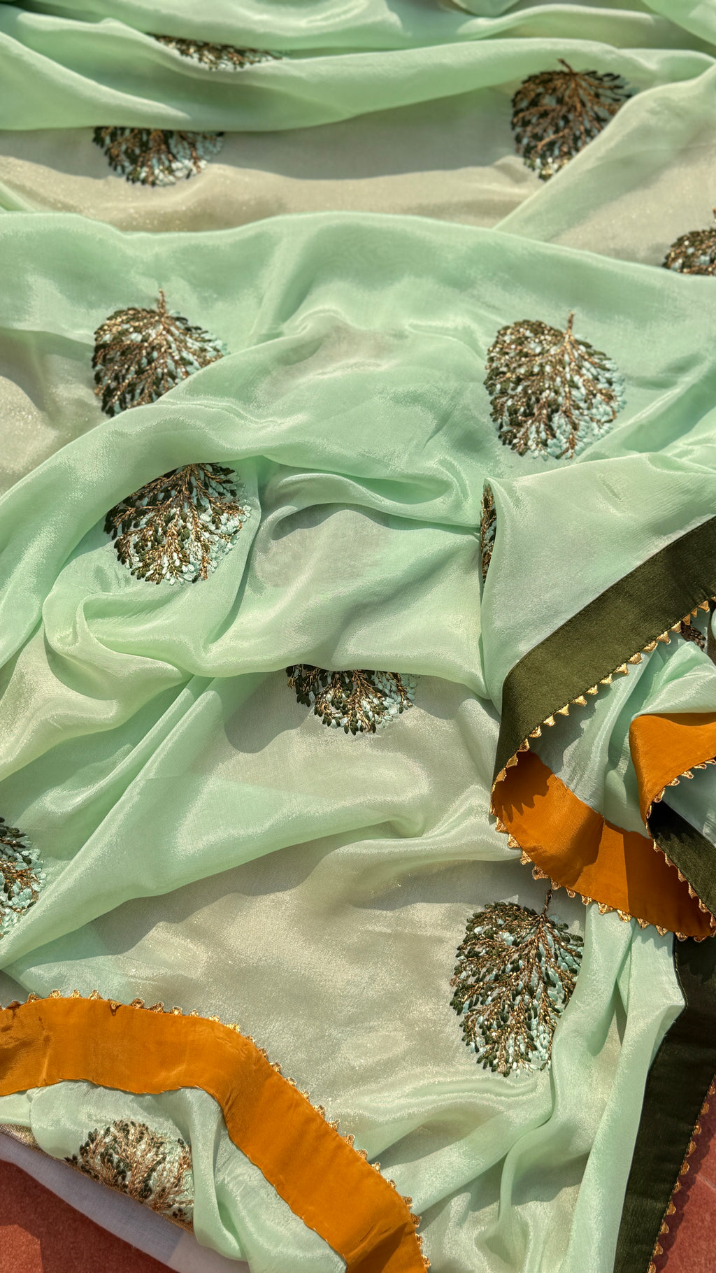 MINT MEADOW SUIT SET- MINT GREEN & MUSTARD YELLOW