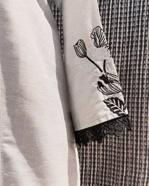 Monochrome Bloom Suit Set