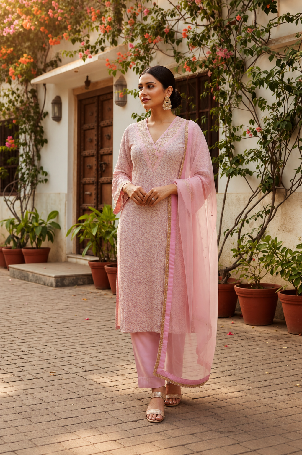 ROSE ELEGANCE SUIT- BLUSH PINK