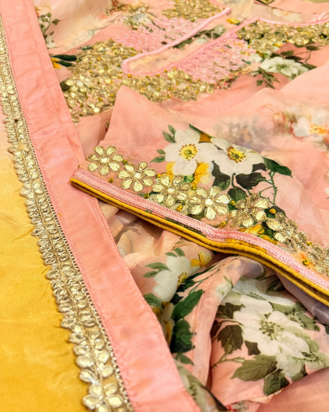 Stunning Silk Organza Anarkali