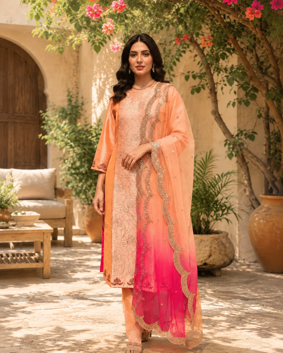 Sunset Drape Suit