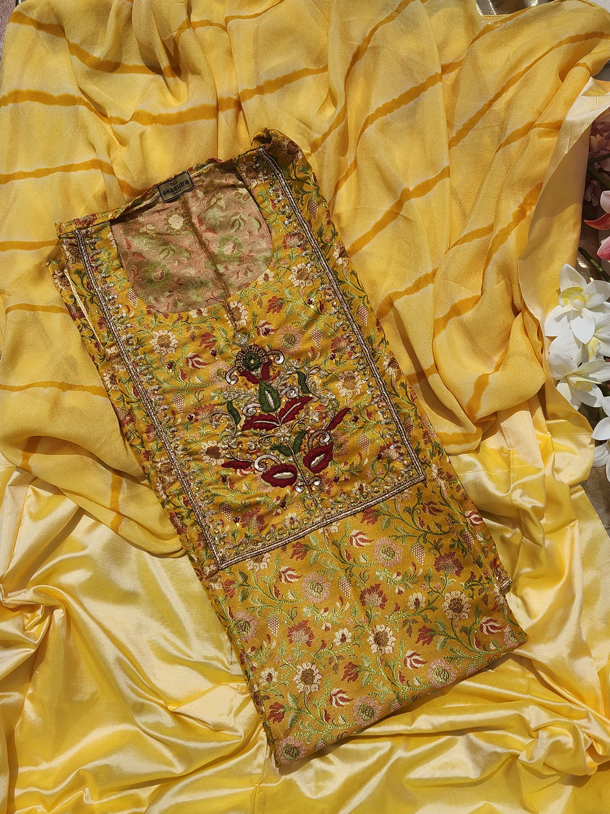 Sunshine Heritage Suit - Mustard Yellow