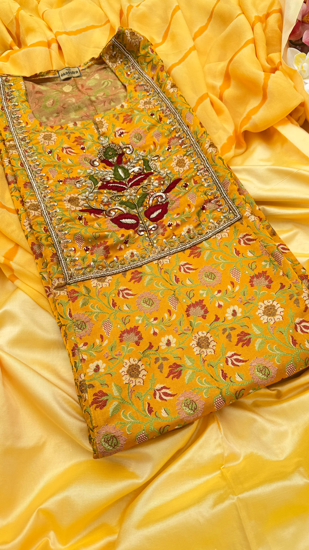 Sunshine Heritage Suit - Mustard Yellow