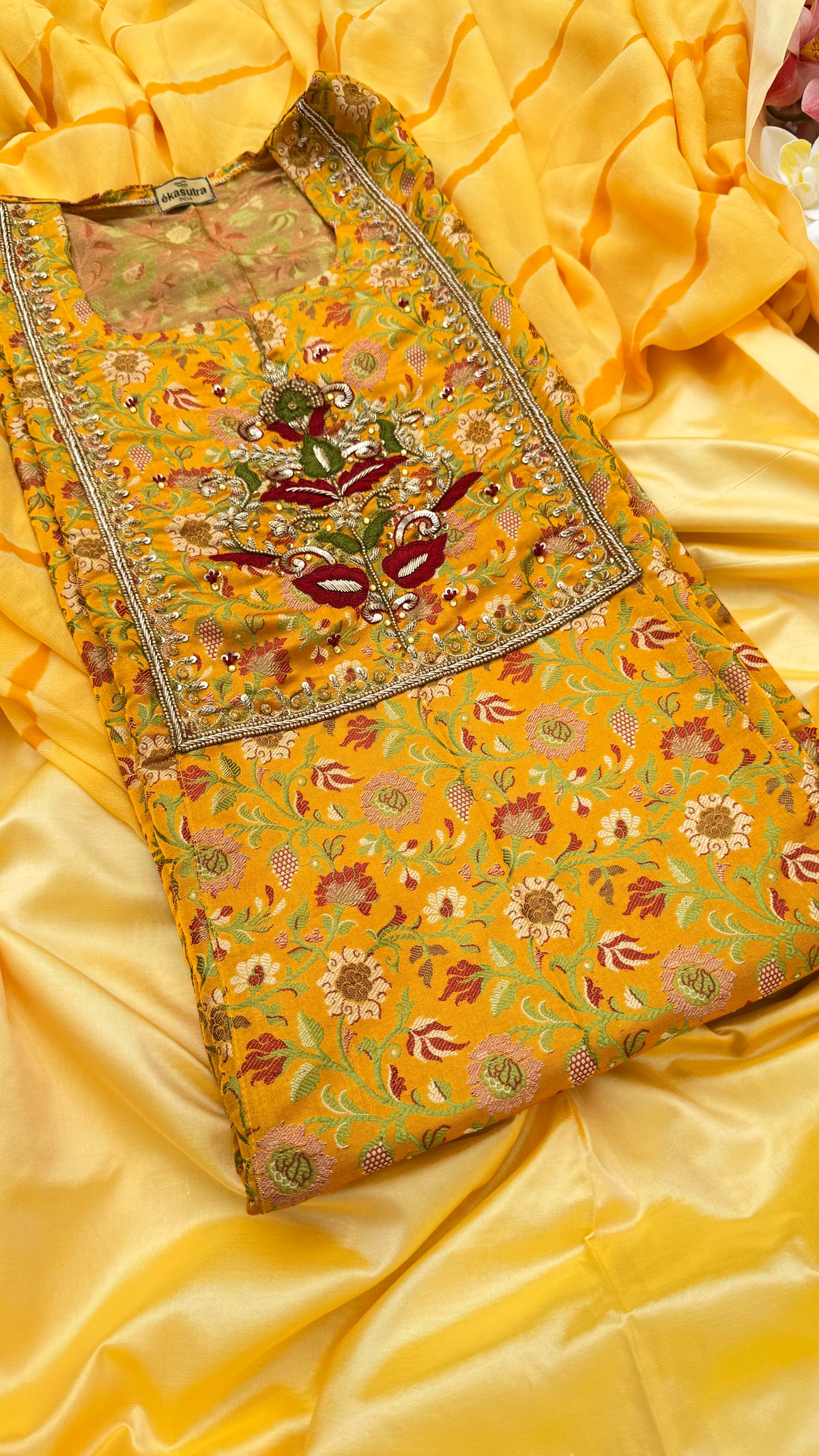 Sunshine Heritage Suit - Mustard Yellow
