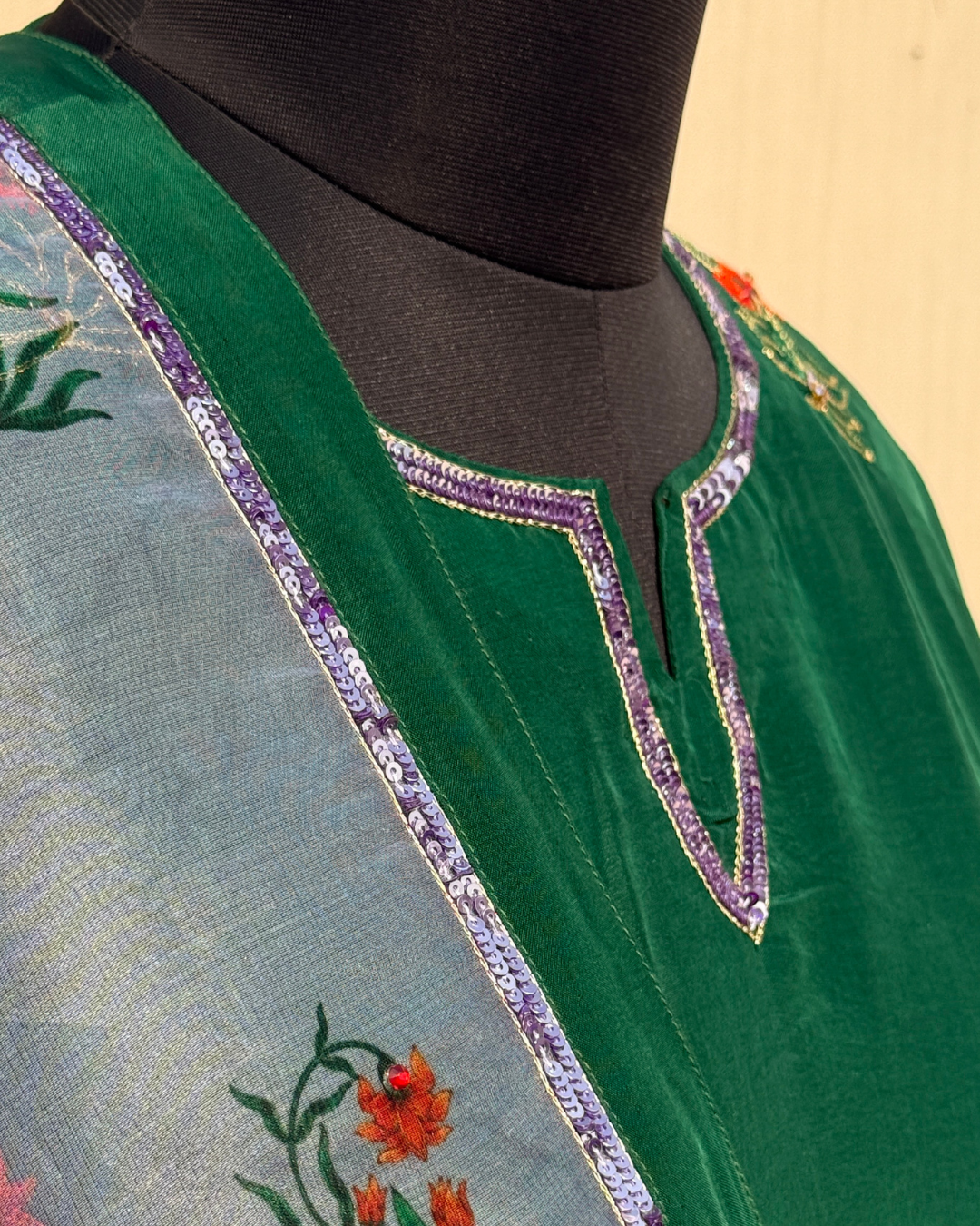 The Emerald Muse Suit - Deep Emerald Green
