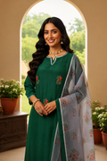 The Emerald Muse Suit - Deep Emerald Green