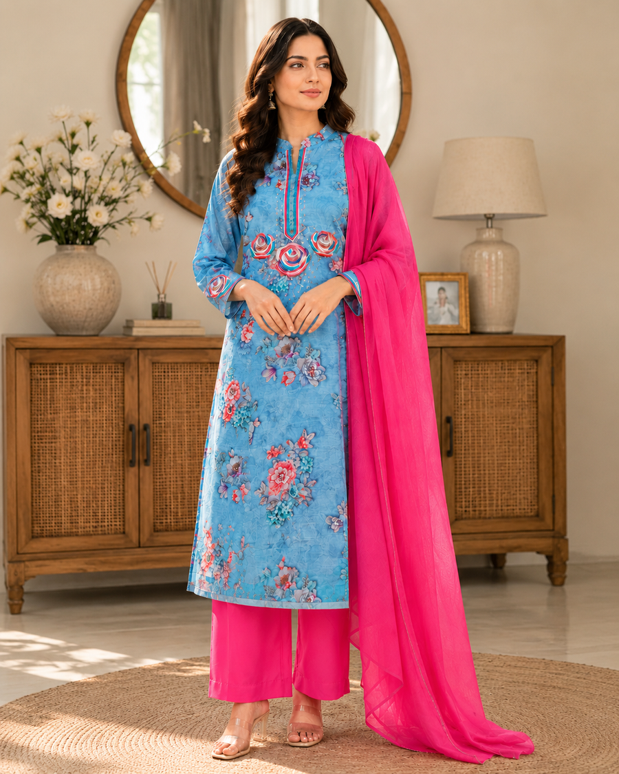 The Rosette Statement Suit