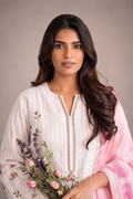 White Embroidered Suit