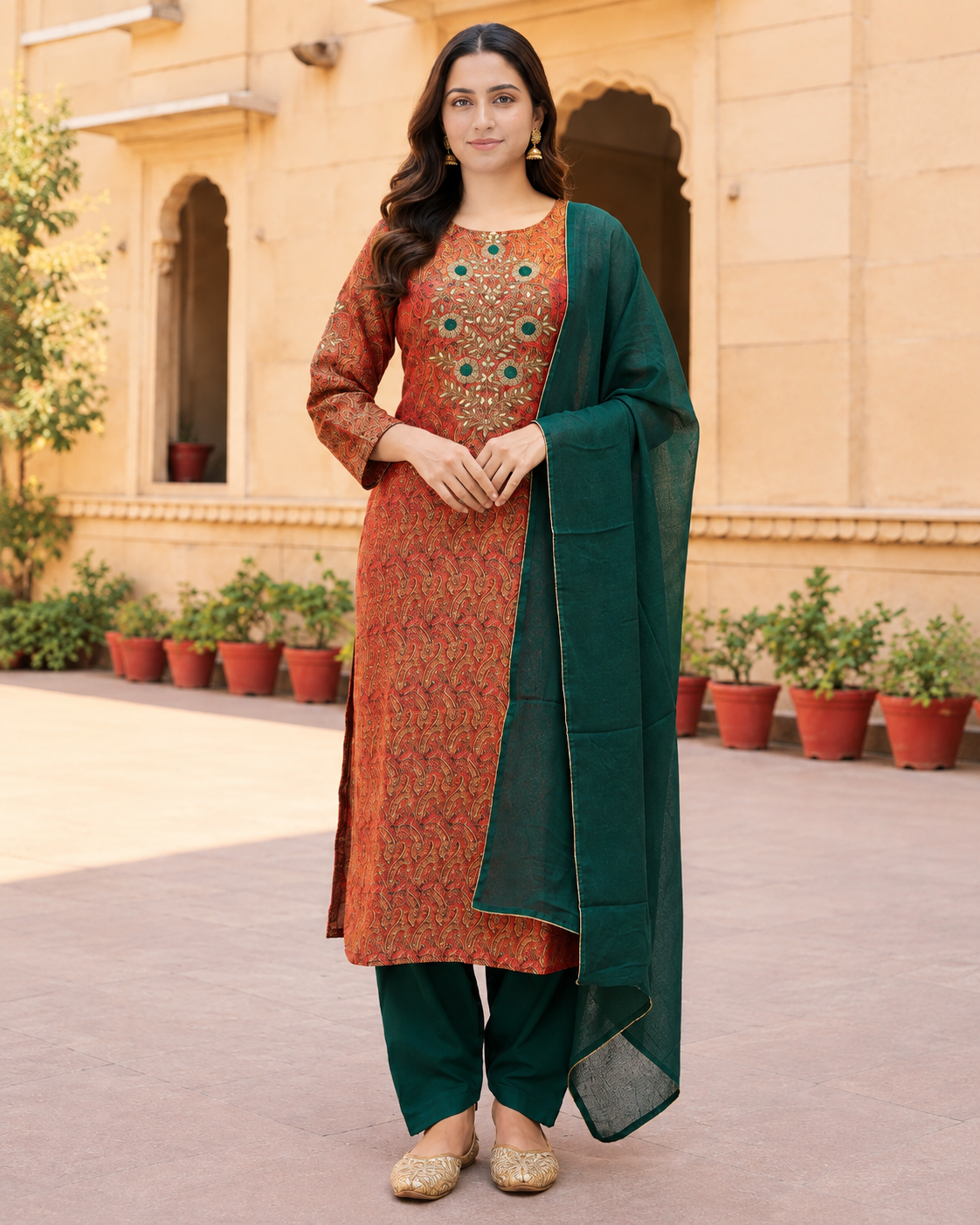 Zari Garden Suit